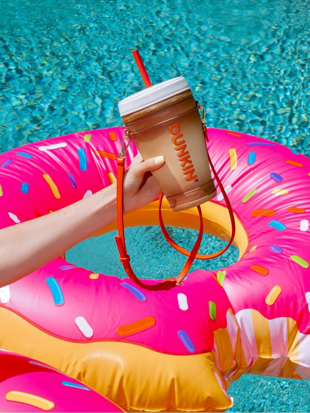NWT Stoney Clover Lane Dunkin' Iced Coffee Crossbody Bag